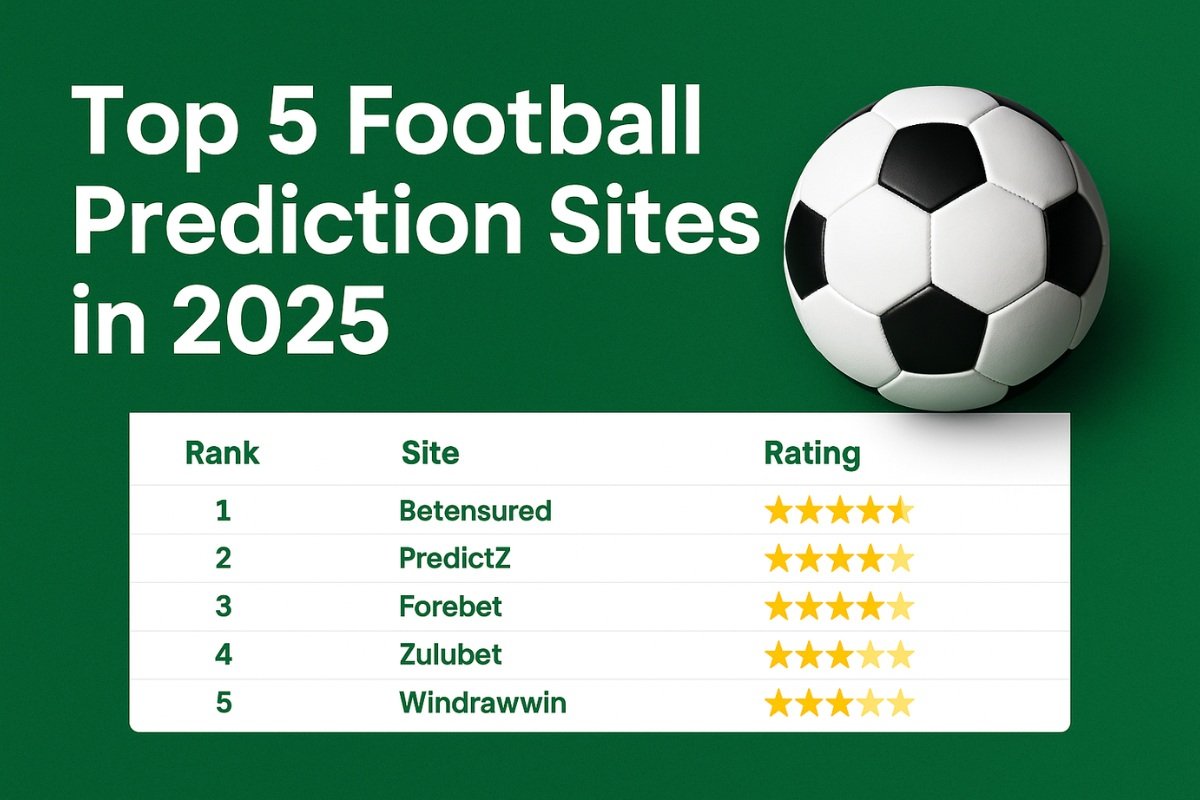 Best Football Prediction Sites 2025 – Trusted Reviews & Tips