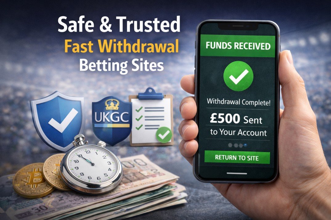 Best Instant Withdrawal & Fast Payout Betting Sites (2026 Guide) 5 User receiving funds from a safe and trusted fast withdrawal betting site