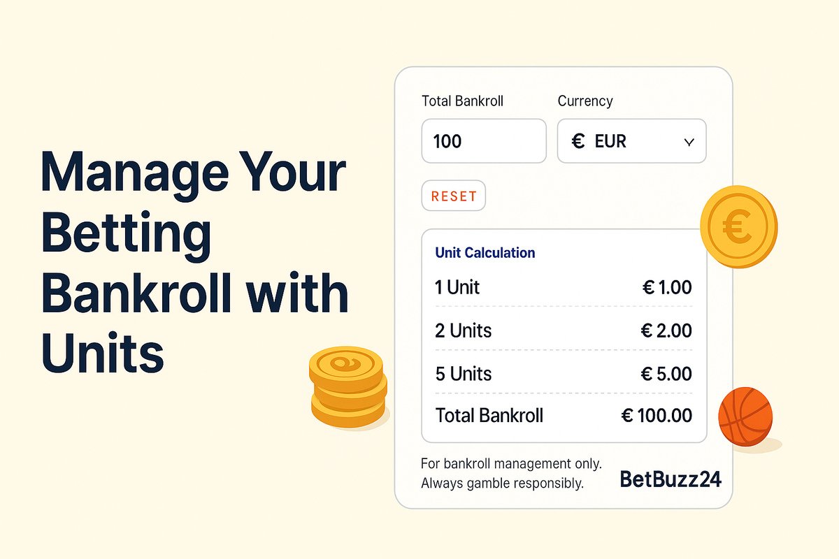 Betting Units Calculator 1 Free Betting Units Calculator