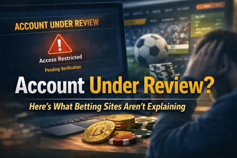 account under review on betting sites explained