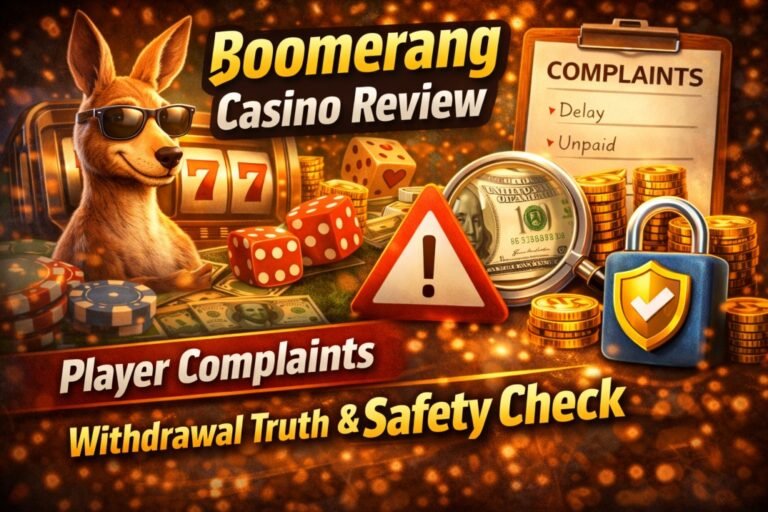 Boomerang Casino Review – Player Complaints, Withdrawal Truth & Safety Check