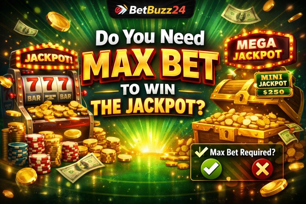Do you need max bet to win progressive jackpot slot machine illustration