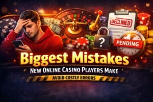 Biggest mistakes new online casino players make including withdrawal problems and bonus traps