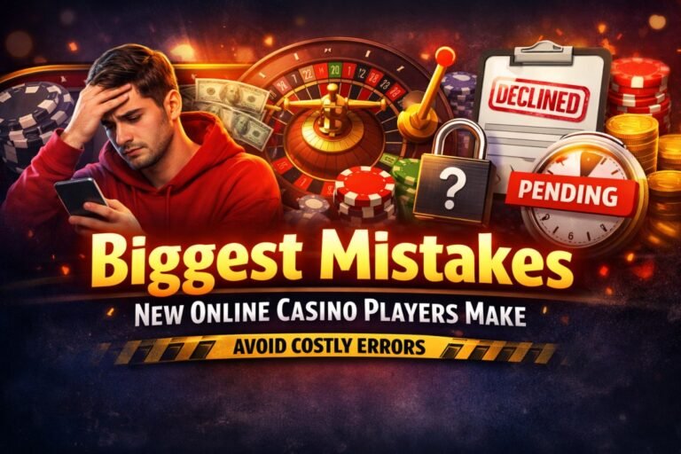 Biggest mistakes new online casino players make including withdrawal problems and bonus traps