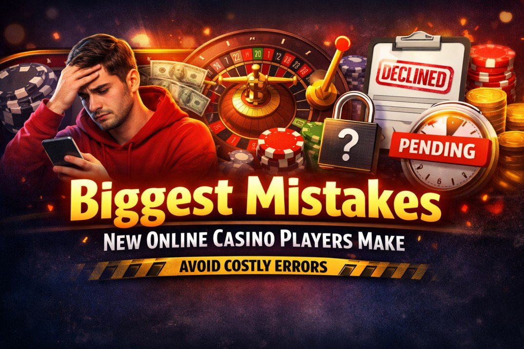 Biggest Mistakes New Online Casino Players Make (Most Learn Too Late) 1 Biggest mistakes new online casino players make including withdrawal problems and bonus traps