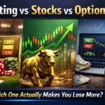 Betting vs stocks vs options comparison showing risk levels and which one leads to more losses