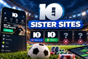 10Bet sister sites graphic showing 10bet.co.uk and 10bet.ie with no separate sister bookmakers