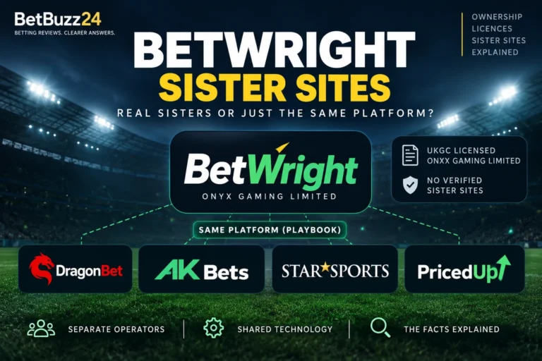BetWright sister sites and related Playbook bookmakers