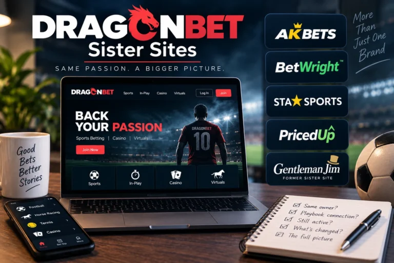 DragonBet sister sites and Playbook-related bookmakers