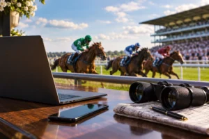 Geoff Banks review with horse racing and online betting setup