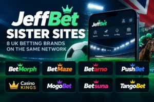 JeffBet sister sites and connected UK betting brands on the ProgressPlay network