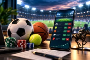 SportsBroker review showing online pool betting across multiple sports