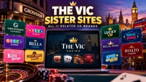 The Vic sister sites including Grosvenor Casinos, Mecca Bingo, Kitty Bingo and other UK casino brands